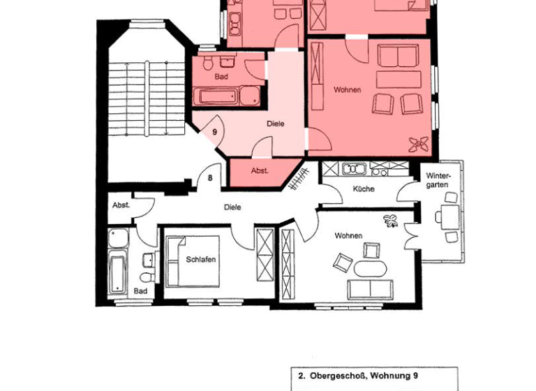 Wohnung zum Kauf als Kapitalanlage geeignet 2 Zimmer 68,6 m² Lisztstraße 5 Westvorstadt Weimar 99423