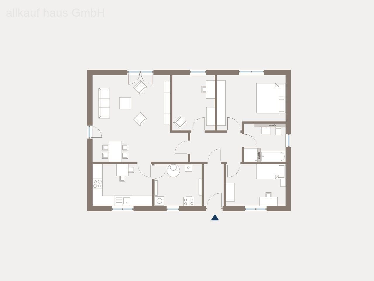 Bungalow zum Kauf 538.500 € 4 Zimmer 107,2 m²<br/>Wohnfläche 378 m²<br/>Grundstück Krottenbach / Mühlhof Nürnberg 90453