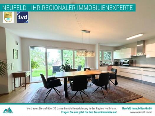 Terrassenwohnung zum Kauf 741.300 € 4,5 Zimmer 165 m² Heilbronn Heilbronn 74072