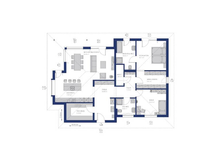 Bungalow zum Kauf 526.330 € 3 Zimmer 130 m² 1.160 m² Grundstück Unterpörlitz Ilmenau 98693