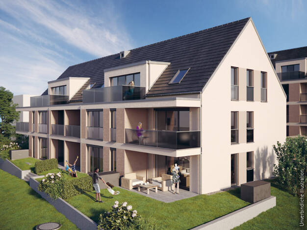 Wohnung zum Kauf - Neubau provisionsfrei 629.000 € 5 Zimmer 112,8 m² 2. Geschoss Schillerstraße 25 Schwaikheim 71409