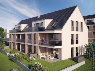 Wohnung zum Kauf - Neubau provisionsfrei 629.000 € 5 Zimmer 112,8 m² Dachgeschoss, 2. Geschoss Schillerstraße 25 Schwaikheim 71409