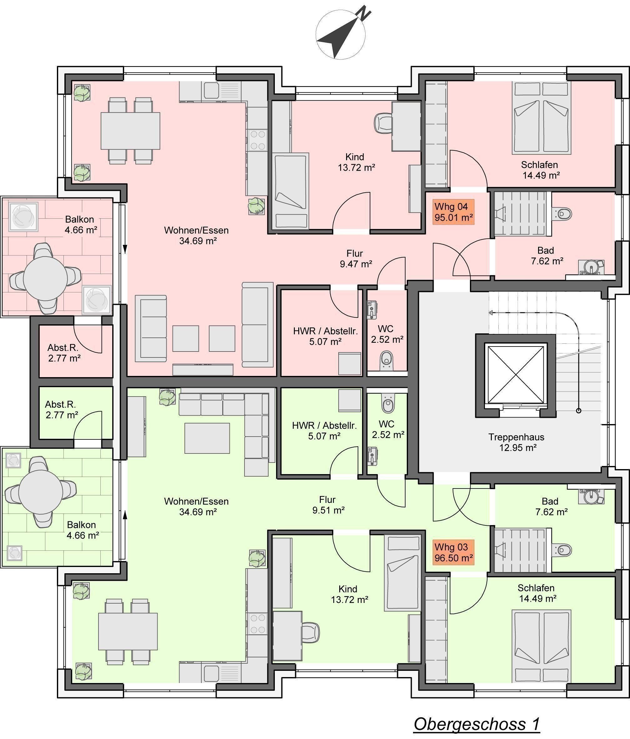 Wohnung zum Kauf provisionsfrei 375.000 € 3 Zimmer 95 m²<br/>Wohnfläche Hiddenhausen Hiddenhausen 32120