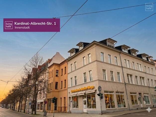 Wohnung zum Kauf 130.000 € 3 Zimmer 83,7 m² 2. Geschoss Kardinal-Albrecht-Straße 1 Innenstadt Mitte 06108
