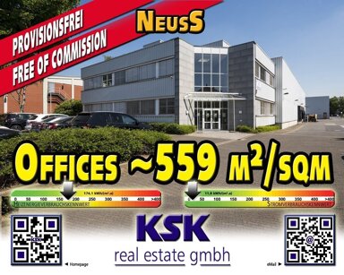 Bürofläche zur Miete provisionsfrei 8,50 € 559 m² Bürofläche Hafengebiet Neuss 41460