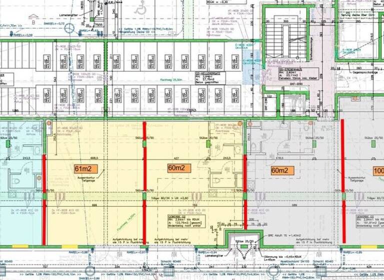 Büro zur Miete - Erstbezug 10,50 € 60 m² Bürofläche Grazer Straße 246-248 Frauental an der Laßnitz 8523
