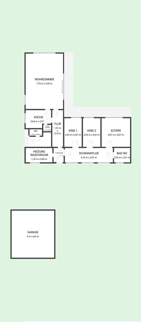 Einfamilienhaus zum Kauf provisionsfrei 375.000 € 4 Zimmer 120,1 m²<br/>Wohnfläche 1.317 m²<br/>Grundstück Klein Pampau 21514