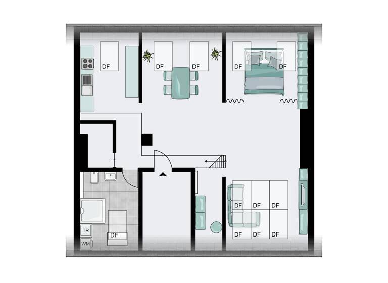 Studio zur Miete 1.480 € 1 Zimmer 78 m² Weitmar Bochum 44795