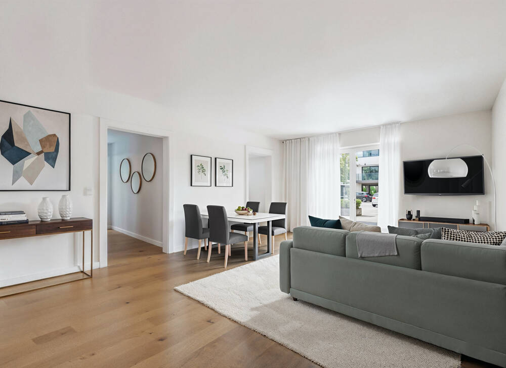 Immobilie in Ascha - Ein Stück Heimat -großzügige Neubau 3-Zimmer-Wohnung mit großen Balkon - EH 40 mit QNG Plus - Bild 1