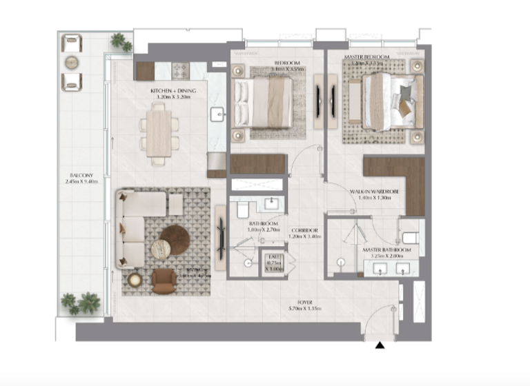 Wohnung zum Kauf - Erstbezug 713.778 € 3 Zimmer 112 m² Dubai