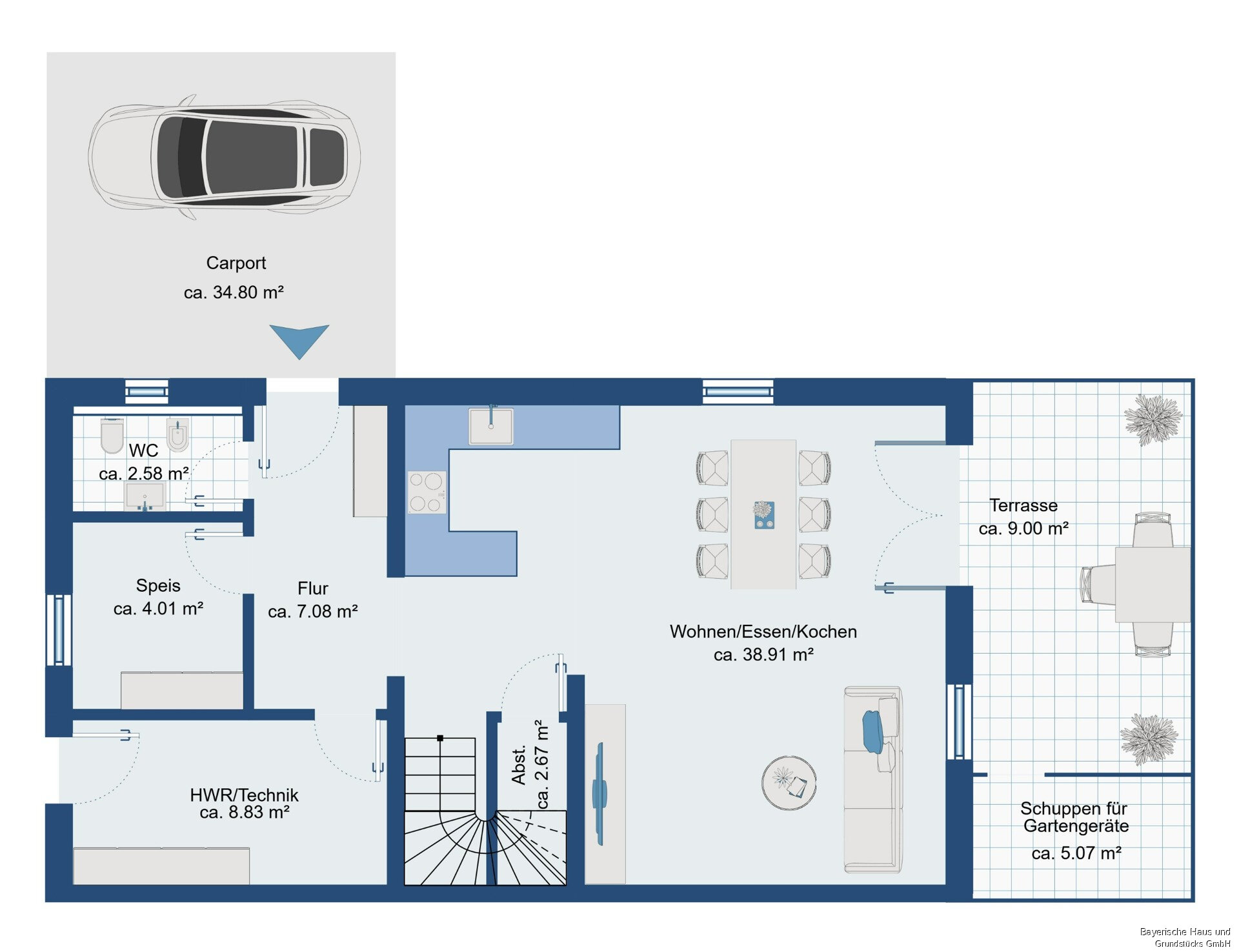 Doppelhaushälfte zur Miete 1.350 € 4 Zimmer 134,2 m²<br/>Wohnfläche 288 m²<br/>Grundstück 01.02.2025<br/>Verfügbarkeit Lindahof Künzing 94550