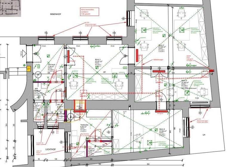 Bürofläche zur Miete 2.149 € 4 Zimmer