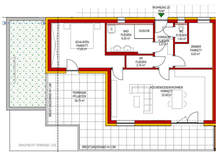 Wohnung zum Kauf - Erstbezug provisionsfrei 315.193 € 3 Zimmer 76 m² Fürstenfeld 8280