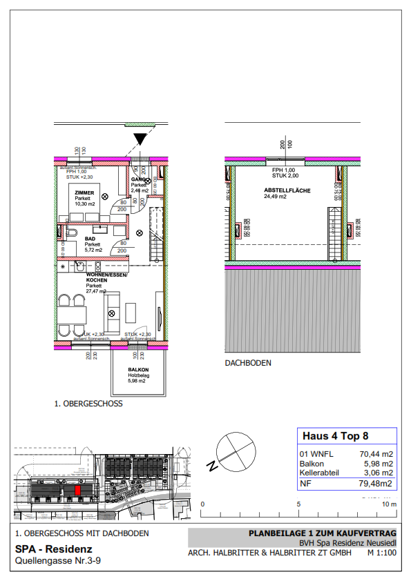 Wohnung zum Kauf 433.700 € 2 Zimmer 70,4 m²<br/>Wohnfläche Neusiedl am See 7100