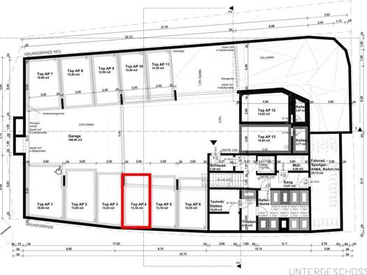 Tiefgarage zur Miete provisionsfrei 125 € Innsbruck 6020