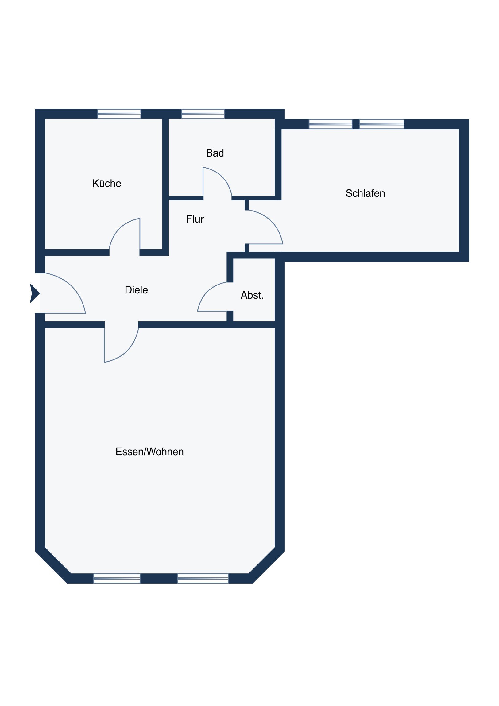 Wohnung zum Kauf 72.000 € 2 Zimmer 62 m²<br/>Wohnfläche 2.<br/>Geschoss Sonneberg Sonneberg 96515