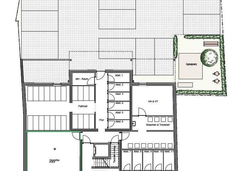 Wohnung zur Miete - Erstbezug 1.112 € 3 Zimmer 89 m² frei ab sofort Innenstadt Ahlen 59227