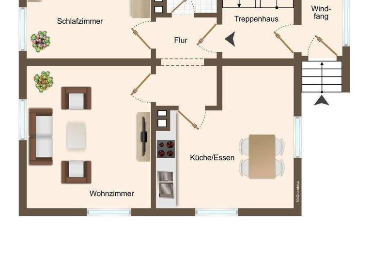 Mehrfamilienhaus zum Kauf 419.000 € 6 Zimmer 120 m² 380 m² Grundstück Rottenbauer Würzburg 97084