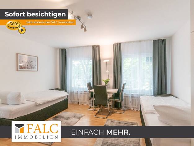 Wohnung zur Miete 1.800 € 1 Zimmer 30,8 m² 5. Geschoss Schützenbahn 15 Stadtkern Essen 45127