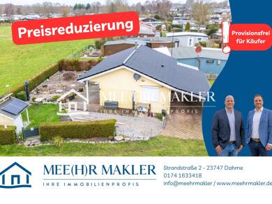 Bungalow zum Kauf provisionsfrei 164.900 € 3 Zimmer 50 m² 246 m² Grundstück frei ab sofort Erfurter Platz 38 Dahme Dahme 23747