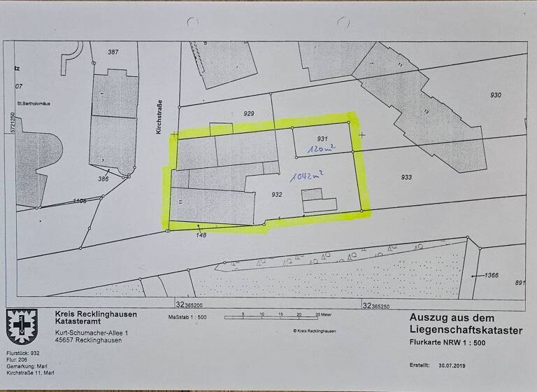 Mehrfamilienhaus zum Kauf 780.000 € 14 Zimmer 474 m² 1.267 m² Grundstück Polsum Marl 45768