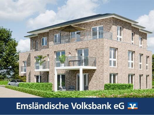 Penthouse zum Kauf - Erstbezug provisionsfrei 354.900 € 3 Zimmer 81,5 m² 2. Geschoss frei ab 01.03.2027 Neustadt Meppen 49716