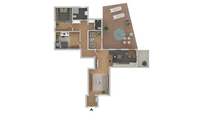 Wohnung zum Kauf 275.000 € 3 Zimmer 136 m²<br/>Wohnfläche Borstel Borstel / Sülfeld 23845