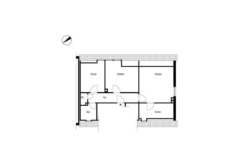 Wohnung zur Miete 350 € 3 Zimmer 61 m² Parkstr. 75 Lüdenscheid 58509