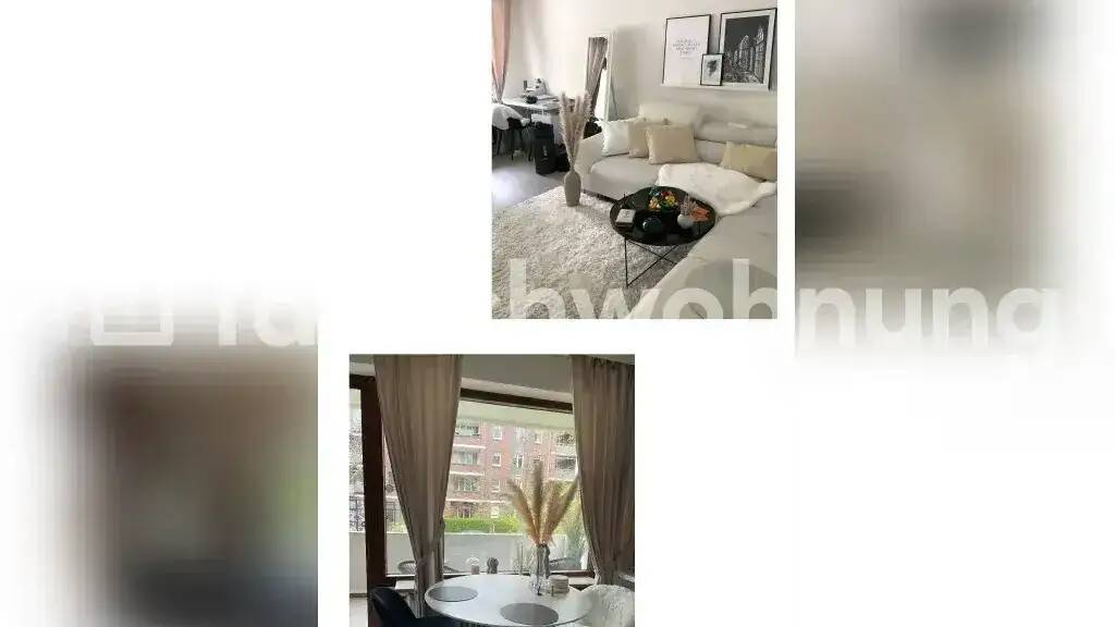 Wohnung zur Miete Tauschwohnung 650 € 2 Zimmer 50 m² 1. Geschoss Winterhude Hamburg 22301