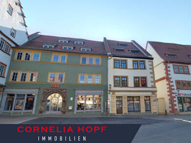 Wohnung zur Miete 476 € 2 Zimmer 90,5 m² 1. Geschoss Hauptmarkt 34 Gotha Gotha 99867