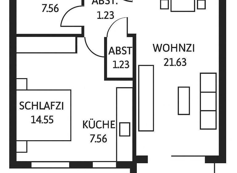 Wohnung zum Kauf 245.000 € 2 Zimmer 58,9 m² Piflas Ergolding 84030