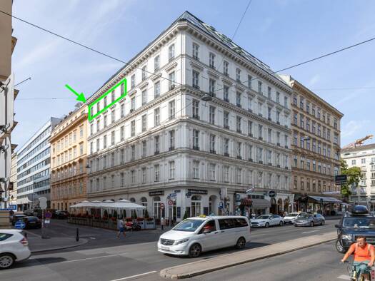 Wohnung zum Kauf 1.100.000 € 3 Zimmer 109,4 m² 5. Geschoss Operngasse Innere Stadt 1010