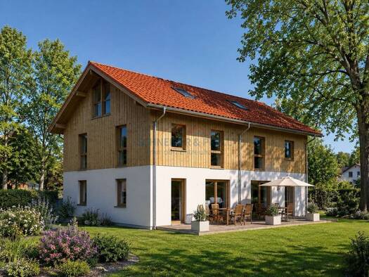 Doppelhaushälfte zum Kauf - Erstbezug 1.097.000 € 5,5 Zimmer 131,9 m² 396 m² Grundstück Bad Tölz Bad Tölz 83646