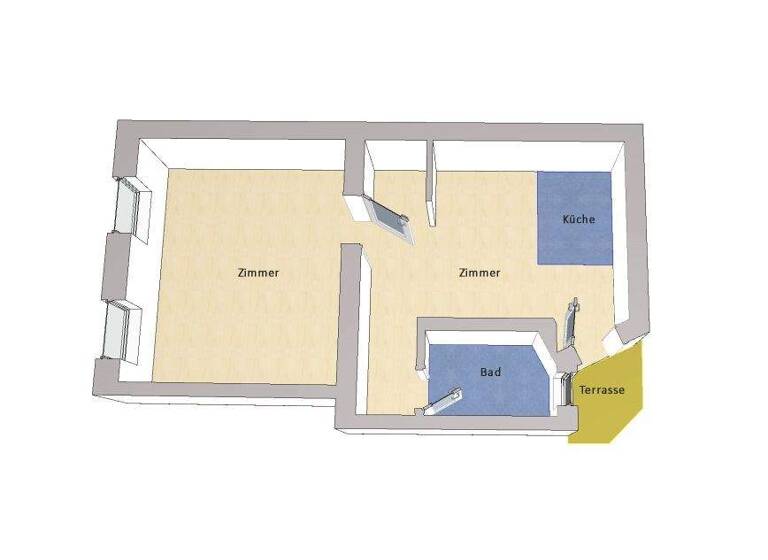 Wohnung zum Kauf 250.000 € 2 Zimmer 53 m² Brandenburger Vorstadt Potsdam 14471