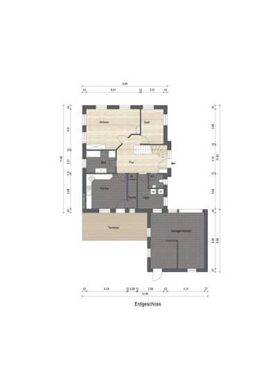 Einfamilienhaus zur Miete 950 € 5 Zimmer 145 m² 945 m² Grundstück frei ab 01.02.2025 Westerholt , Ostfriesl 26556