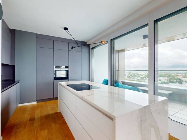 Wohnung zum Kauf 930.000 € 2 Zimmer 102 m² 17. Geschoss frei ab sofort Frankfurt am Main 60326