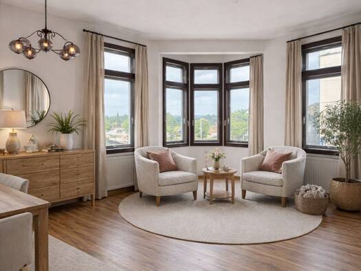 Wohnung zur Miete 550 € 4 Zimmer 107 m² 2. Geschoss Haselbrunn Plauen 08525