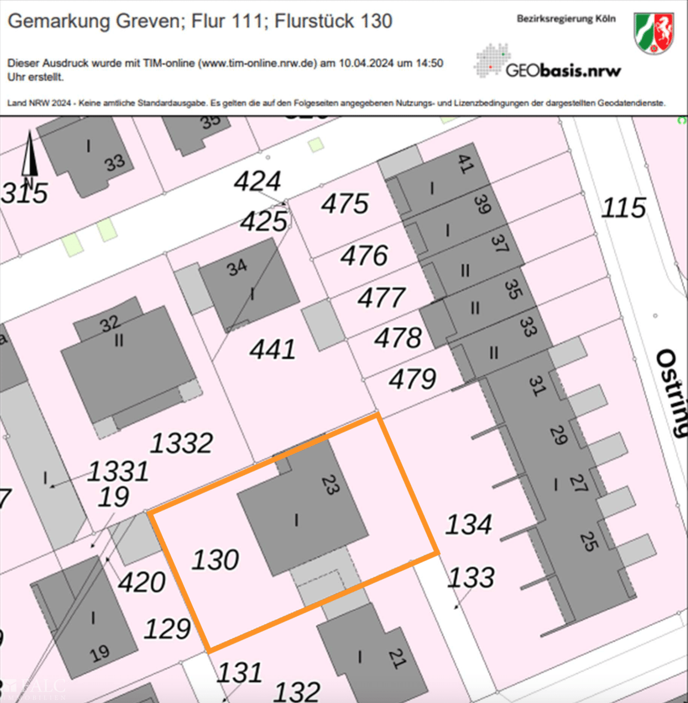 Mehrfamilienhaus zum Kauf provisionsfrei 425.000 € 5 Zimmer 220,5 m²<br/>Wohnfläche 789 m²<br/>Grundstück Ludwig-Terfloth-Straße 23 Greven Greven 48268