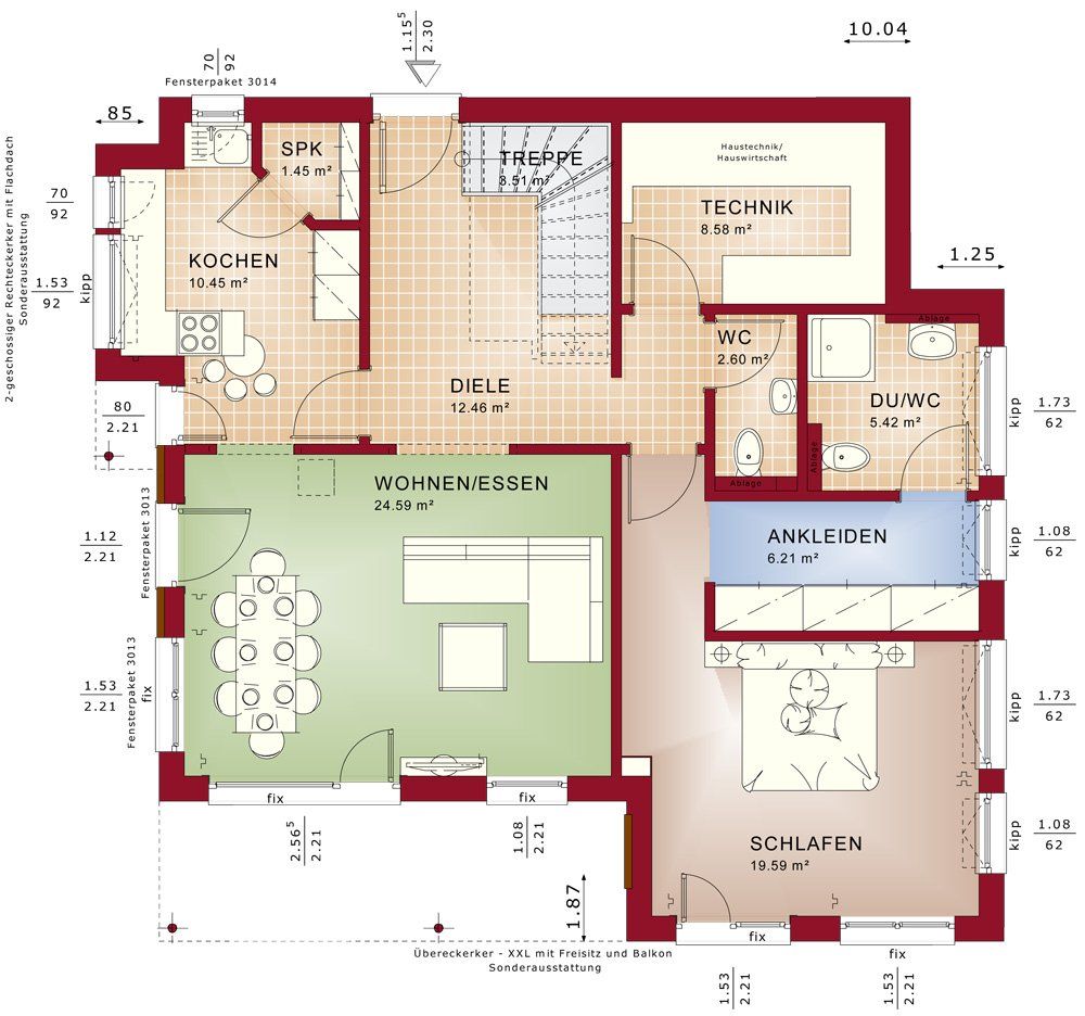 Haus zum Kauf 619.620 € 5 Zimmer 149 m²<br/>Wohnfläche 549 m²<br/>Grundstück Mecklenbeck Münster 48143