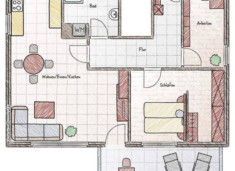 Wohnung zur Miete 1.230 € 3 Zimmer 89,5 m² 1. Geschoss frei ab 01.05.2026 Neckargartach Heilbronn 74078