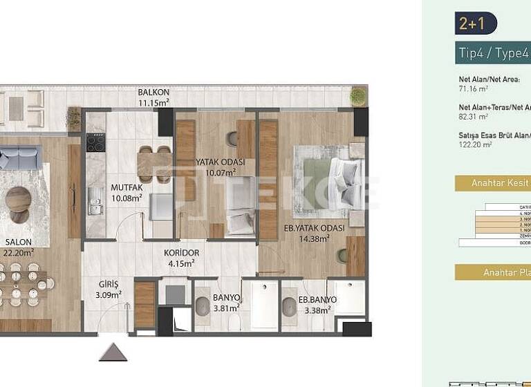 Studio zum Kauf 1.355.000 € 6 Zimmer 286 m² EG Istanbul 34077