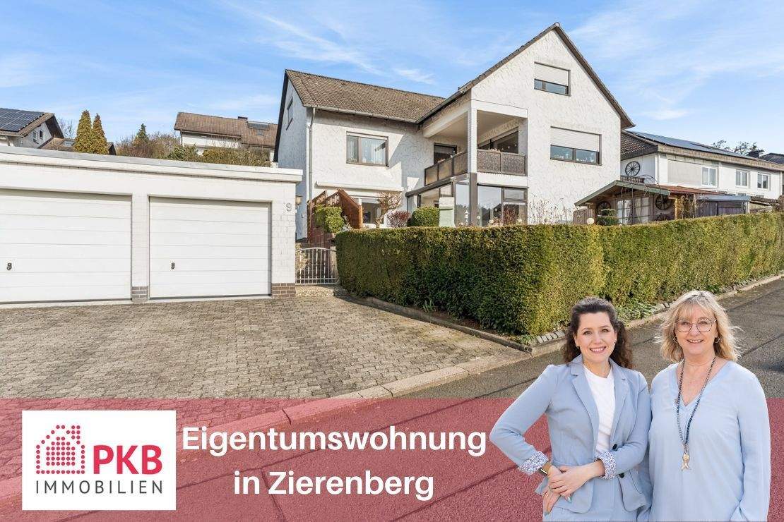 Immobilie in Zierenberg - Drei-Zimmer-Eigentumswohnung mit Garten und Garage - Bild 0