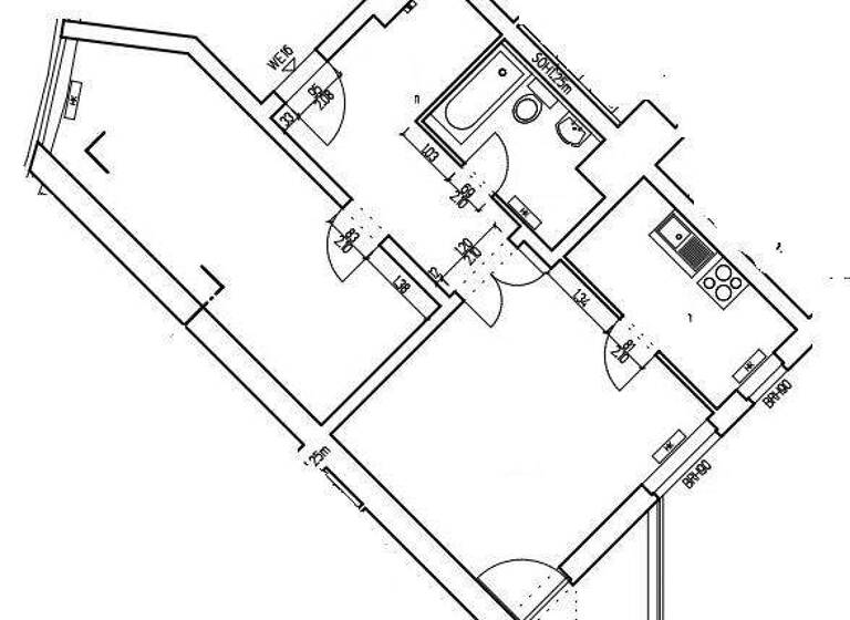 Wohnung zur Miete 617 € 2 Zimmer 58,8 m² 2. Geschoss frei ab sofort Tuchschererweg 4 Luckenwalde 14943