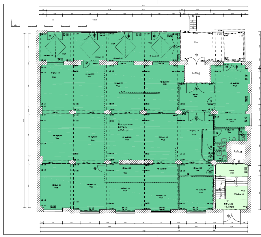 Bürofläche zur Miete provisionsfrei 15,34 € 478,4 m²<br/>Bürofläche Alter Teichweg 25 Barmbek - Süd Hamburg 22081