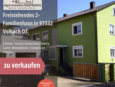 Mehrfamilienhaus zum Kauf 435.000 € 8 Zimmer 240 m² 711 m² Grundstück Obervolkach Volkach 97332