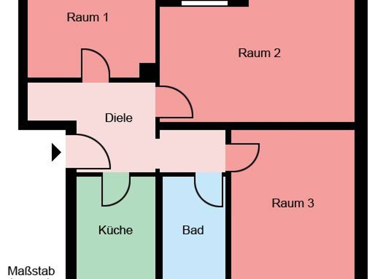 Wohnung zur Miete 539 € 3 Zimmer 70,7 m² EG Anne-Frank-Straße 33 Mitte Menden 58708