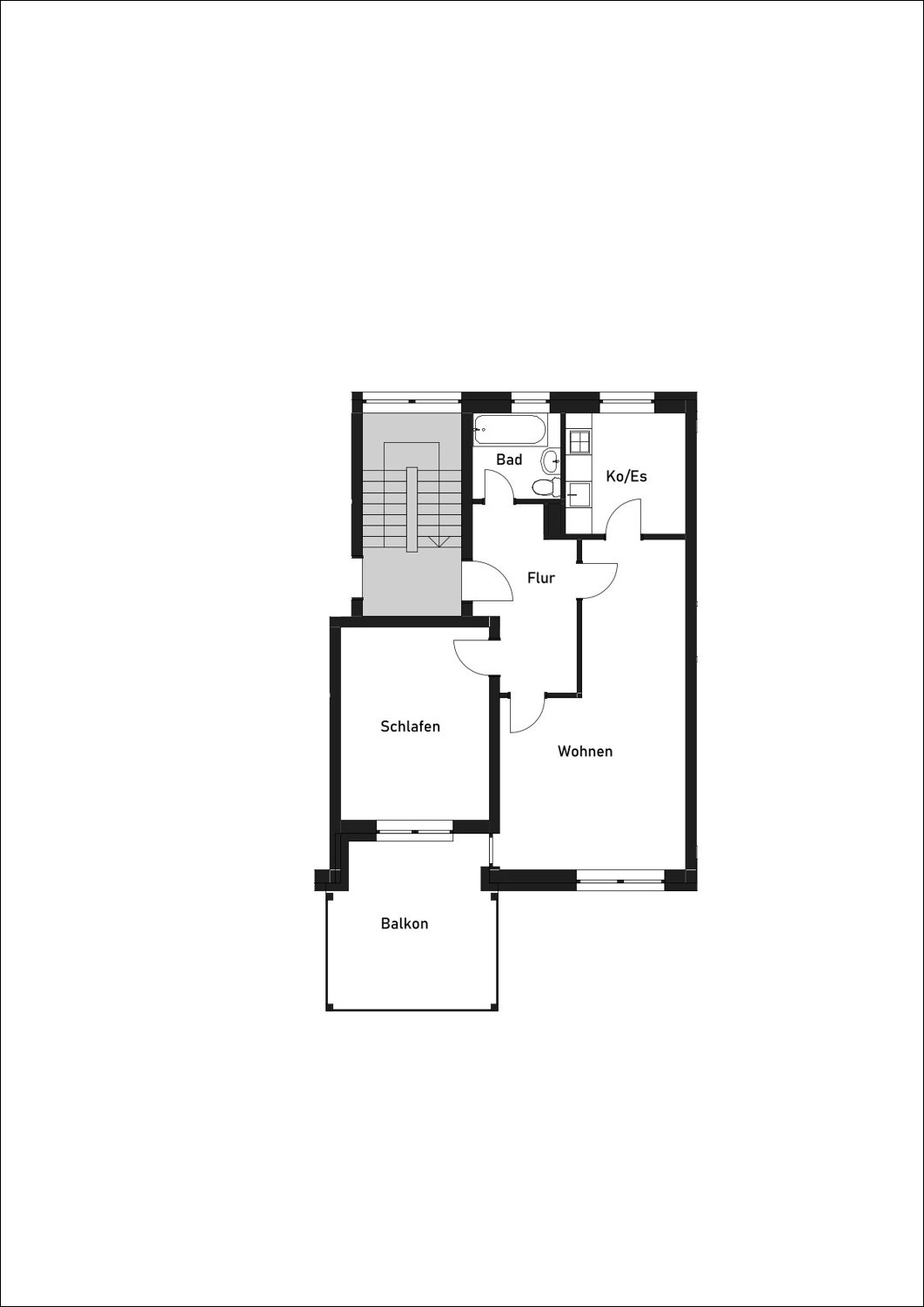 Wohnung zur Miete 950 € 2 Zimmer 65 m²<br/>Wohnfläche 2.<br/>Geschoss 01.03.2025<br/>Verfügbarkeit Stadtmitte Aschaffenburg 63739