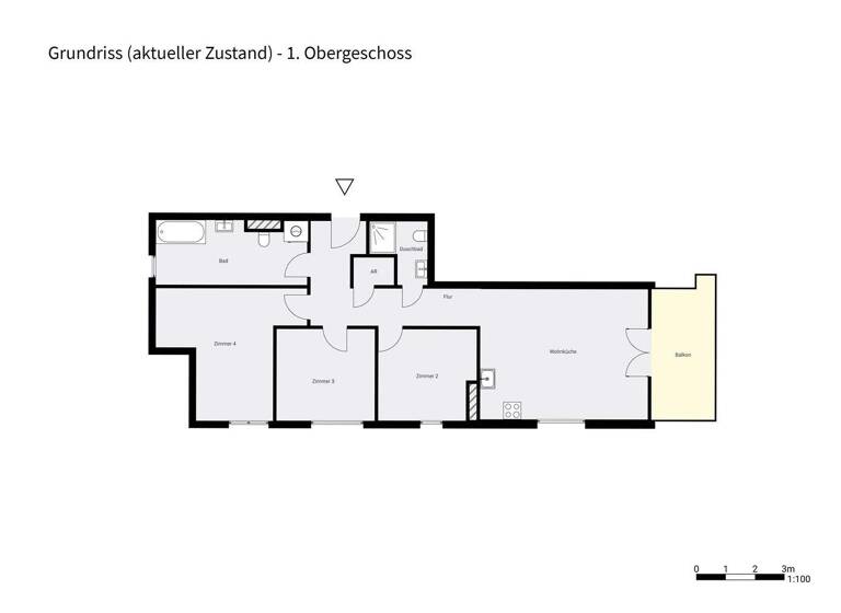 Wohnung zum Kauf 459.900 € 4 Zimmer 93 m² 1. Geschoss Schönefeld 12529