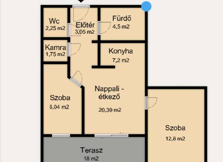 Studio zum Kauf 310.500 € 1 Zimmer 65 m² Balatonalmádi 8220