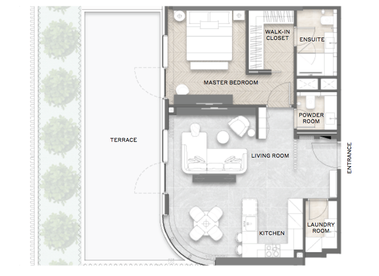 Wohnung zum Kauf - Erstbezug 467.665 € 2 Zimmer 75,8 m² Dubai